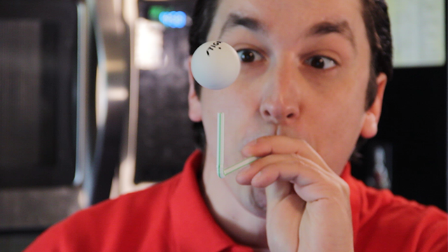 levitating ping pong ball experiment